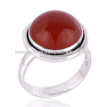 Lovely Red Onyx Gemstone 925 Sterling Silver Ring